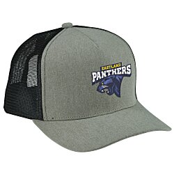 Custom Canvas Five Panel Trucker Cap - 24 hr