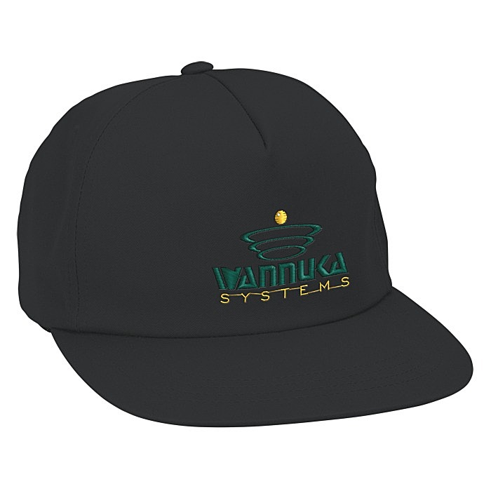 Custom Yupoong Unstructured 5-Panel Snapback Cap