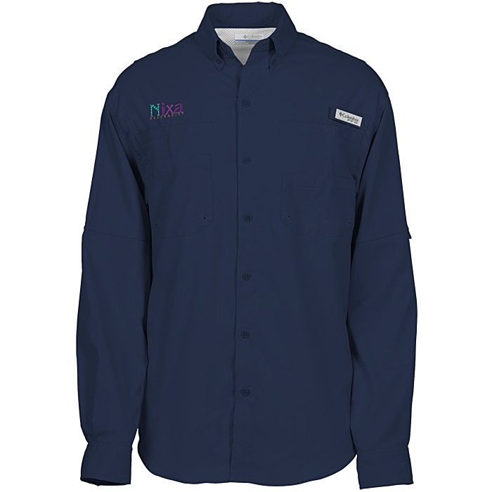 Custom Columbia Tamiami II Roll Sleeve Shirt