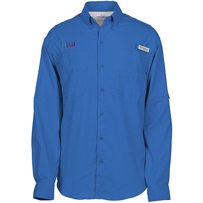 Custom Columbia Tamiami II Roll Sleeve Shirt