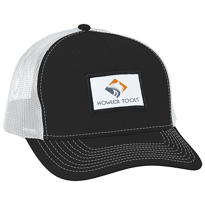 Custom Crofton Snapback Trucker Cap - Full Colour Patch
