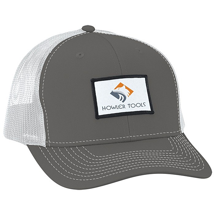 Custom Crofton Snapback Trucker Cap - Full Colour Patch