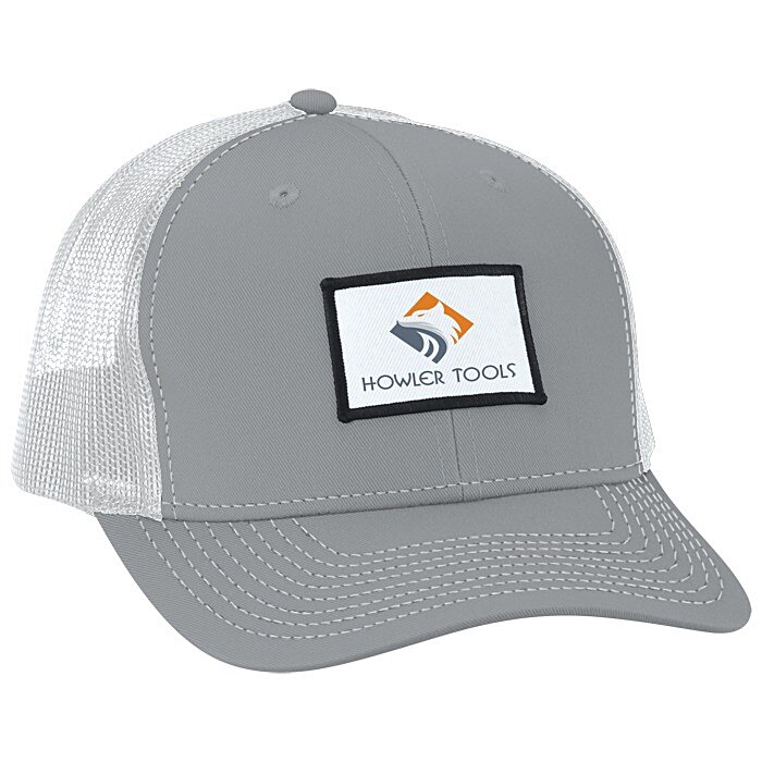 Custom Crofton Snapback Trucker Cap - Full Colour Patch