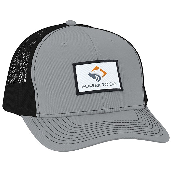 Custom Crofton Snapback Trucker Cap - Full Colour Patch