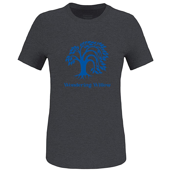 Custom Wellable Crewneck T-Shirt - Ladies\u0026#039;