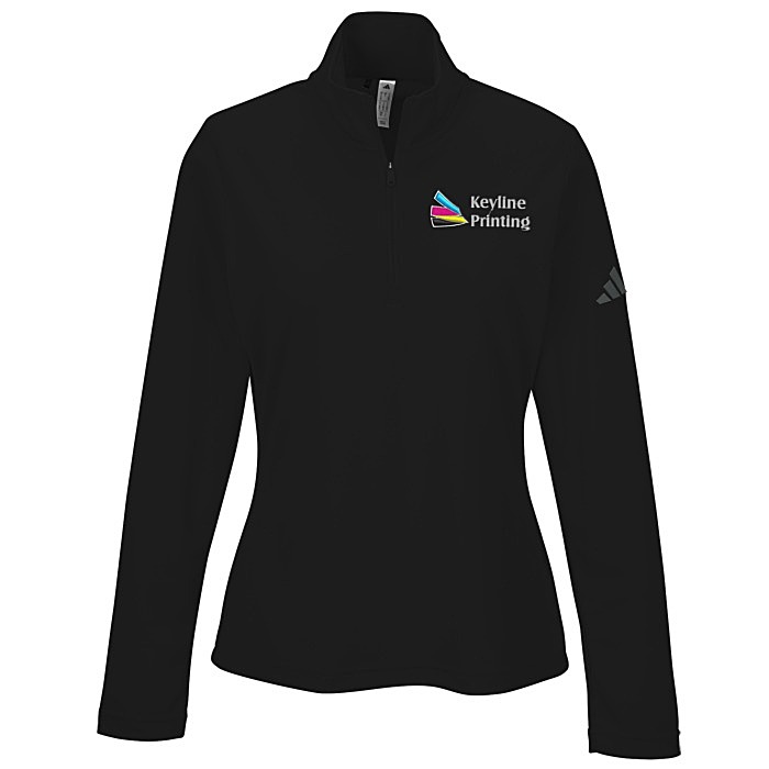 Custom adidas Performance Knit 1/4-Zip Pullover - Ladies'