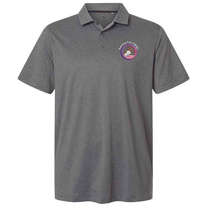 Custom Puma Golf Icon Heather Polo 2.0 - Men's