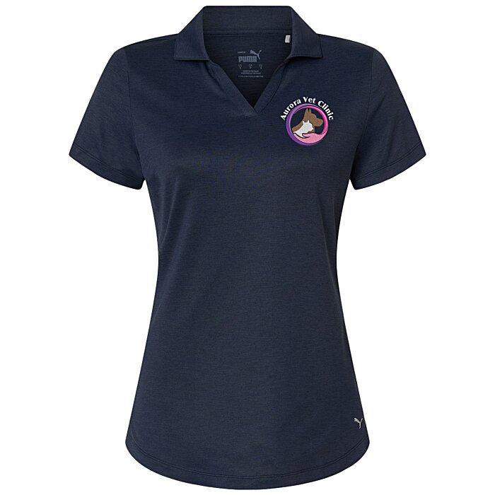 Custom Puma Golf Icon Heather Polo 2.0 - Ladies\u0026#039;