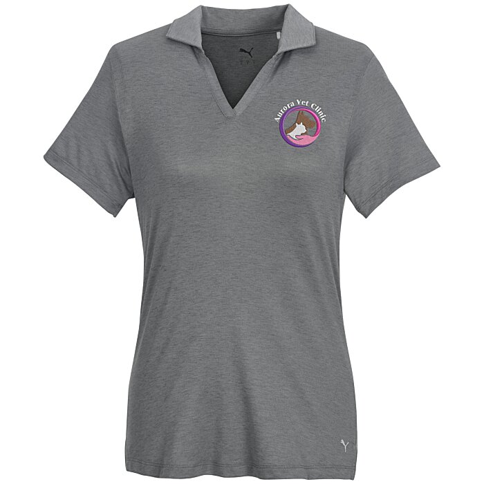 Custom Puma Golf Icon Heather Polo 2.0 - Ladies\u0026#039;