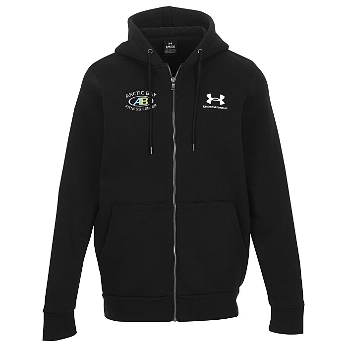Custom Under Armour Icon Fleece Full-Zip Hooded Sweatshirt
