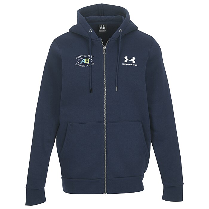 Custom Under Armour Icon Fleece Full-Zip Hooded Sweatshirt