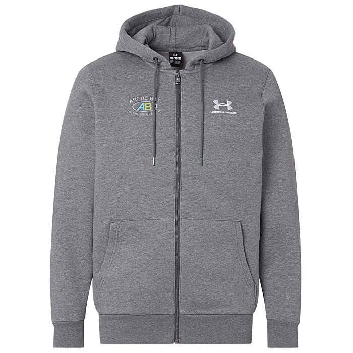 Custom Under Armour Icon Fleece Full-Zip Hooded Sweatshirt