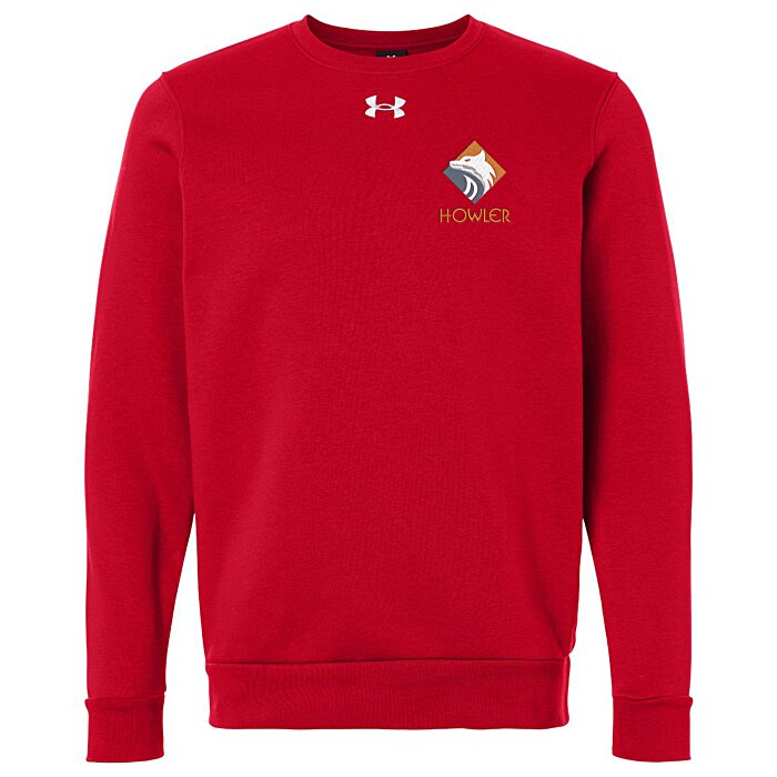 Custom Under Armour Team Icon Fleece Crewneck Sweatshirt