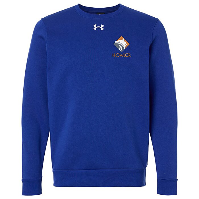 Custom Under Armour Team Icon Fleece Crewneck Sweatshirt