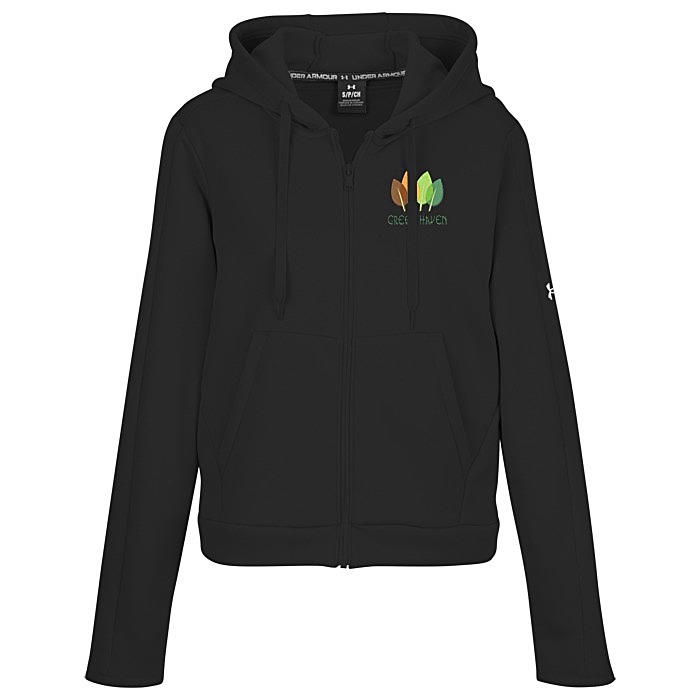 Custom Under Armour Fleece Pro Full-Zip Hoodie - Ladies\u0026#039;