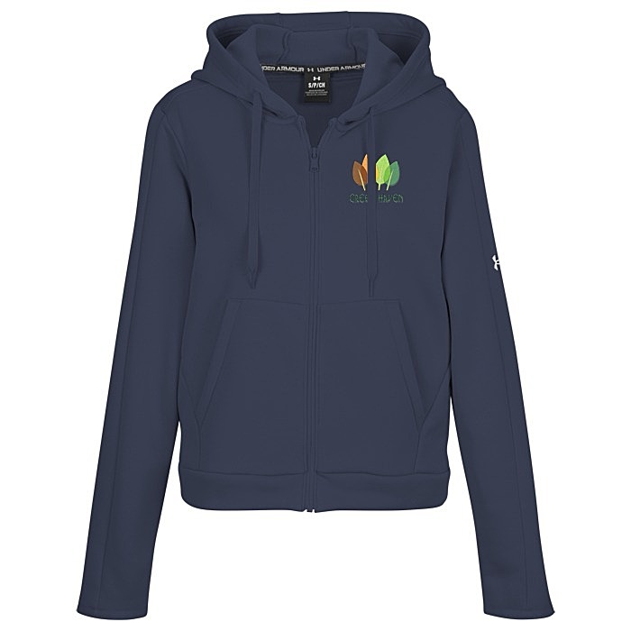 Custom Under Armour Fleece Pro Full-Zip Hoodie - Ladies\u0026#039;
