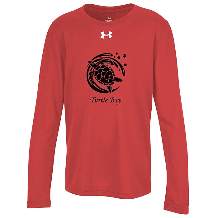 Custom Under Armour Team Tech Long Sleeve T-Shirt - Youth