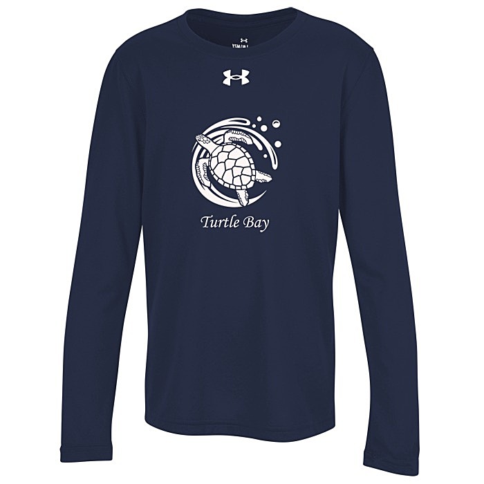 Custom Under Armour Team Tech Long Sleeve T-Shirt - Youth