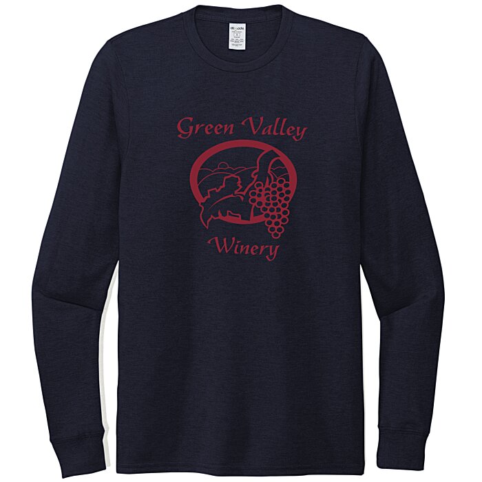 Custom Allmade Tri-Blend Long Sleeve T-Shirt - Men's