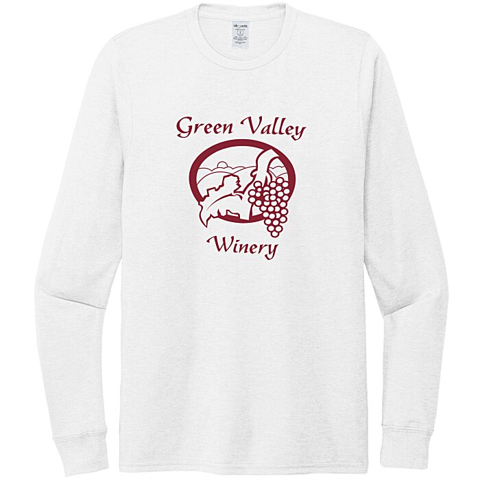 Custom Allmade Tri-Blend Long Sleeve T-Shirt - Men's