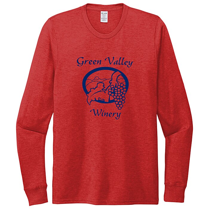 Custom Allmade Tri-Blend Long Sleeve T-Shirt - Men's