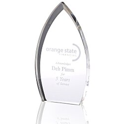 Custom Enterprise Teardrop Acrylic Award