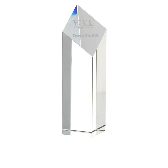 Custom Crystal Spectra Pillar - 10 inches