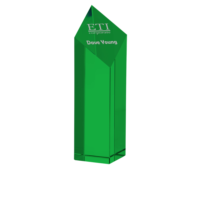 Custom Crystal Spectra Pillar - 10 inches