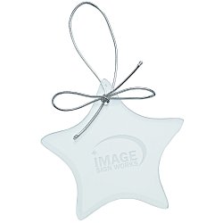 Custom Jade Crystal Ornament - Star