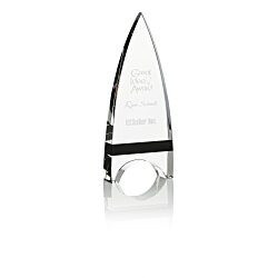 Custom Crystal Crest Award - 8 inches
