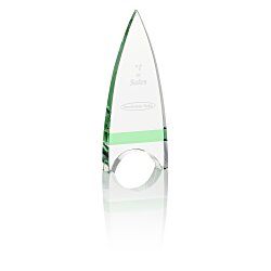 Custom Crystal Crest Award - 7 inches