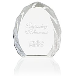 Custom Iceberg Crystal Award - 4 1/8 inches - 24 hr