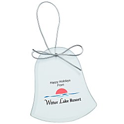 Custom Jade Crystal Ornament - Bell - Full Colour