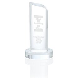 Custom Dignify Crystal Award - 8