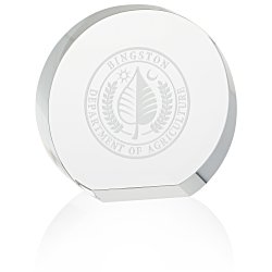 Custom Circle Crystal Award - 6