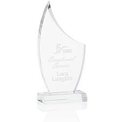 Custom Ascent Acrylic Award - 7 inches