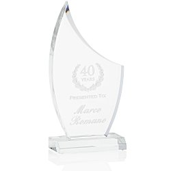 Custom Ascent Acrylic Award - 10 inches