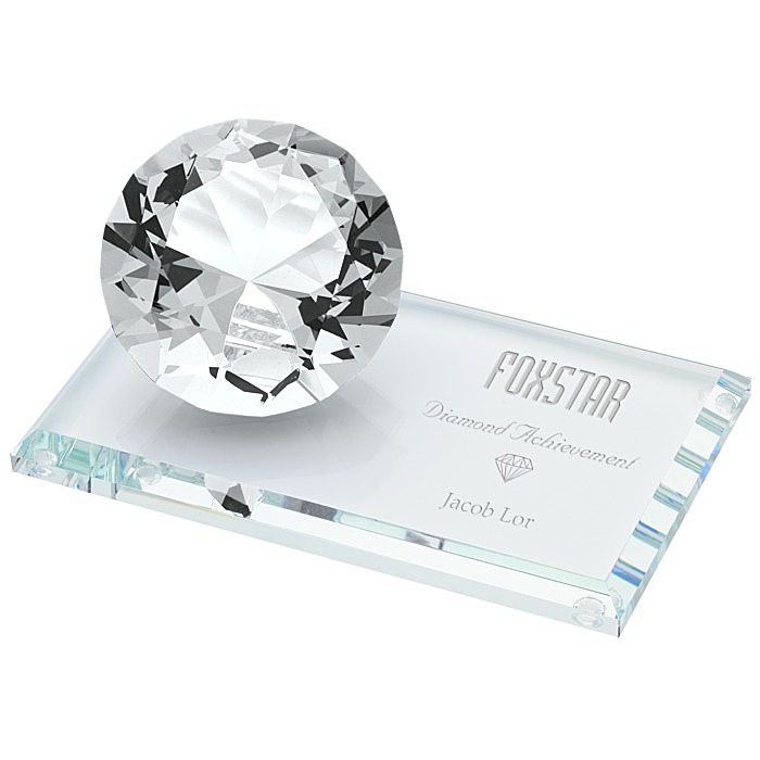 Custom Gemstone Desktop Award
