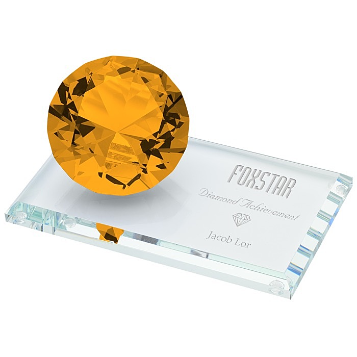 Custom Gemstone Desktop Award