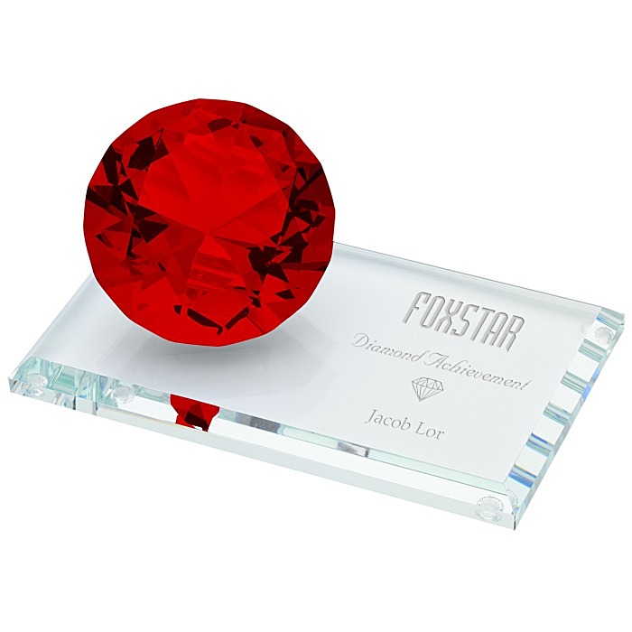 Custom Gemstone Desktop Award