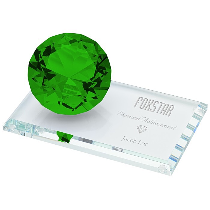 Custom Gemstone Desktop Award