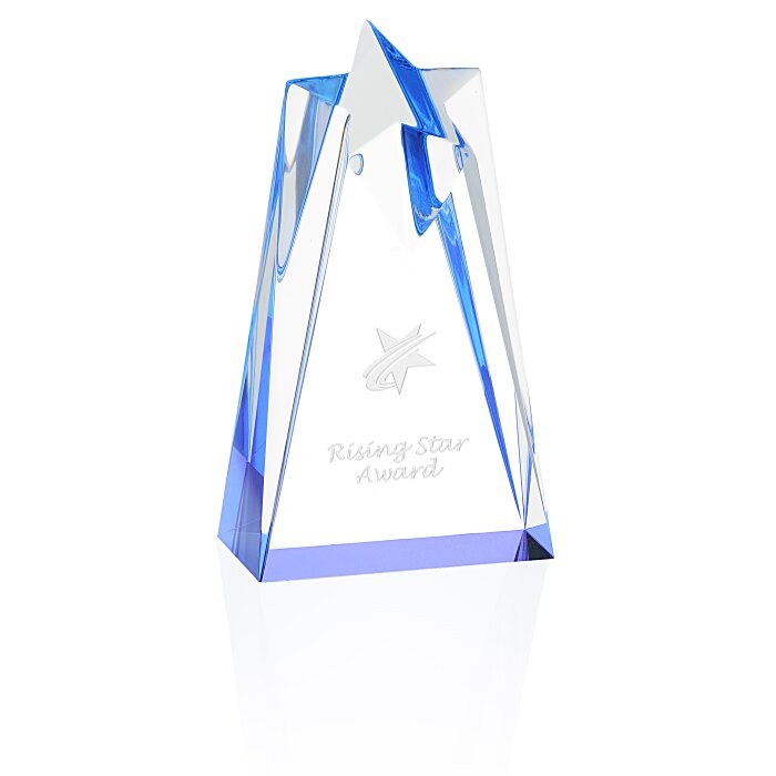 Custom Bright Star Acrylic Award - 6 inches