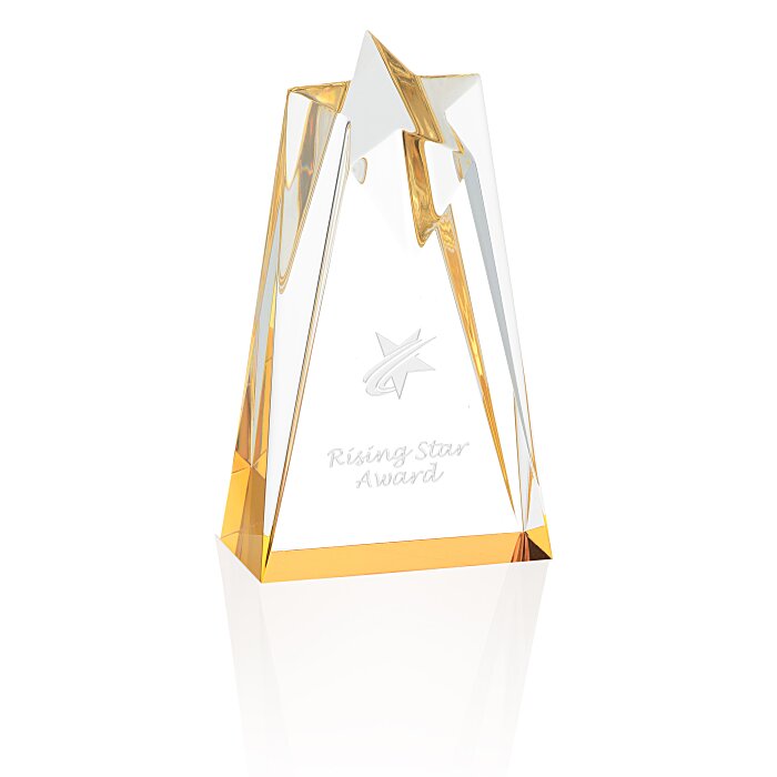 Custom Bright Star Acrylic Award - 6 inches
