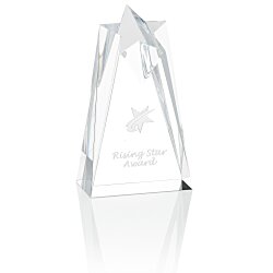 Custom Bright Star Acrylic Award - 6 inches
