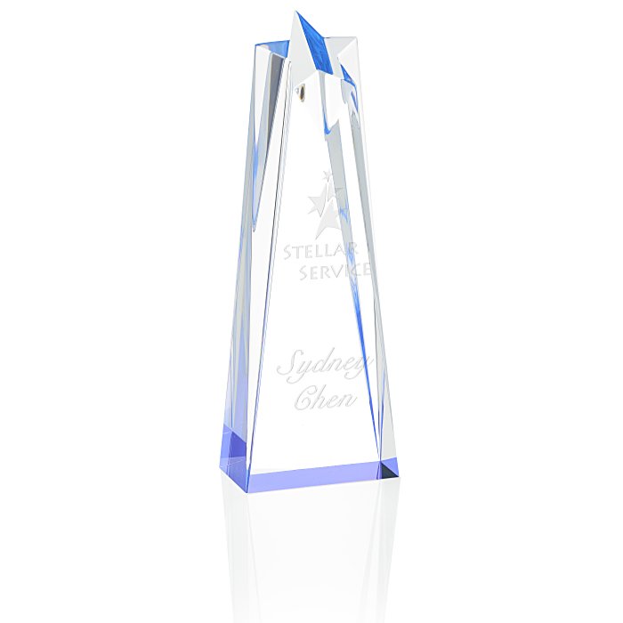 Custom Bright Star Acrylic Award - 10 inches