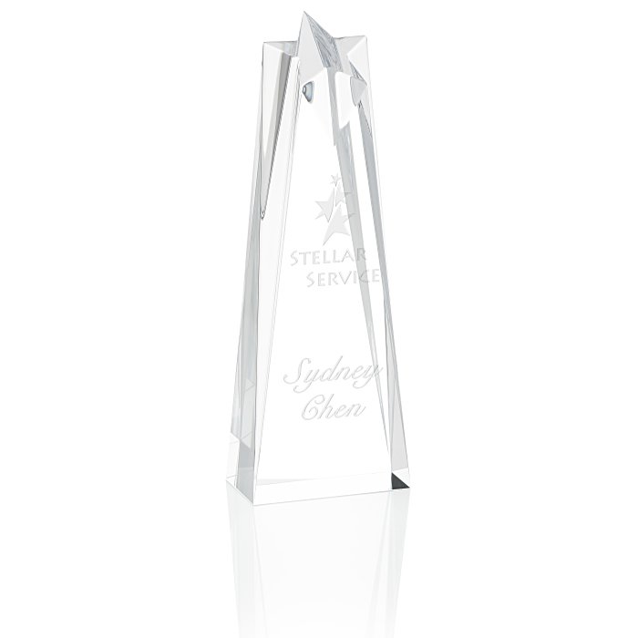Custom Bright Star Acrylic Award - 10 inches