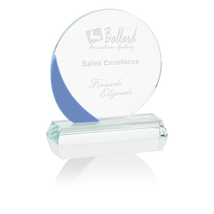 Custom Excel Starfire Award - 5 inches