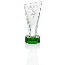 Custom Valiant Crystal Award - 7 inches