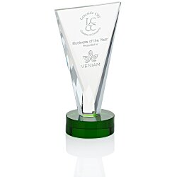 Custom Valiant Crystal Award - 9 inches