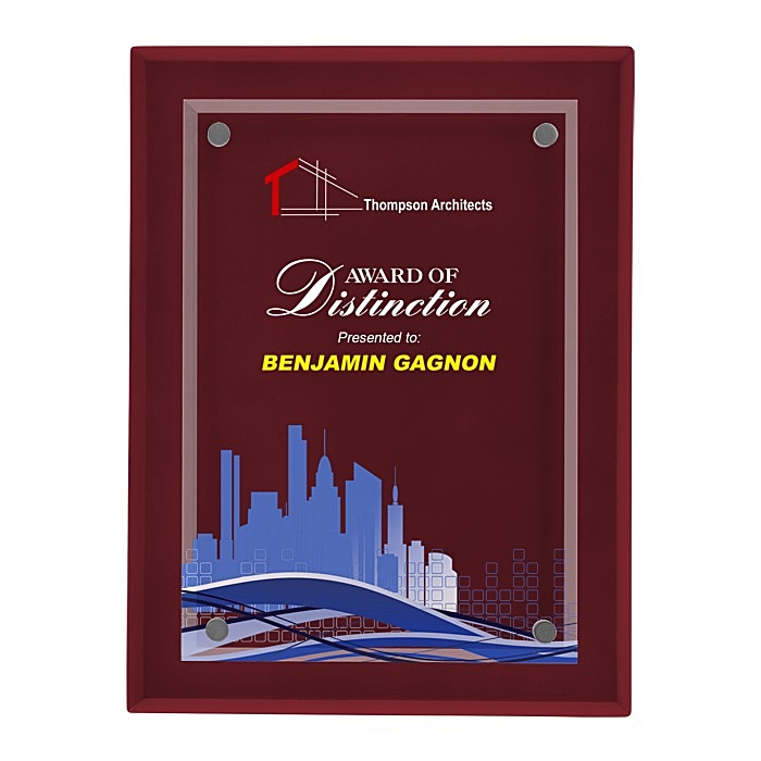 Custom Celebration Wood Plaque - 9 inches